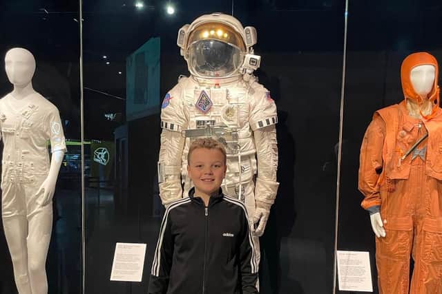 This youngster enjoyed himself on a day out by the Spectrum WASP charity to the National Space Centre in Leicester.
