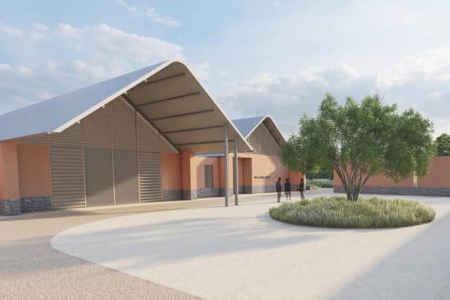 How the planned crematorium could look.