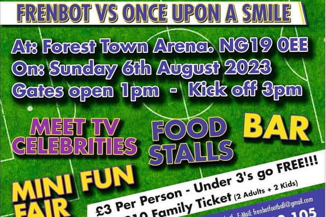 Poster for this year's Frenbot, which will be held on Sunday, August 6.