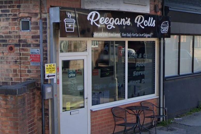 Reegan's Rolls, on Portland Road, Hucknall, was given a five-star rating