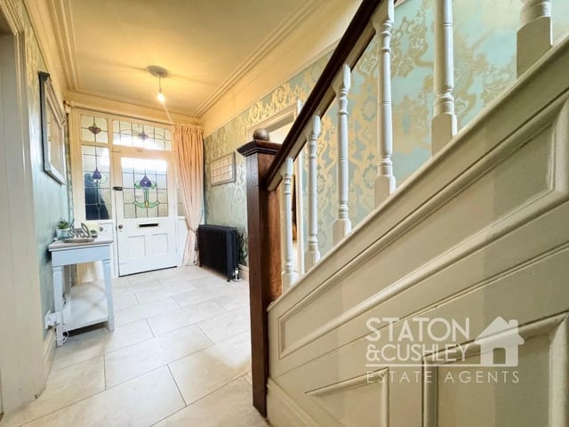 The property benefits from a stunning hallway which allows access to the first floor by a beautiful staircase