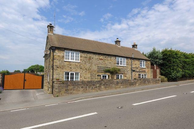 This four bedroom cottage has countryside views with a balcony, hot tub room and has three reception rooms and an open-plan kitchen living area. Marketed by Redbrik Estate Agents, 01246 920990.