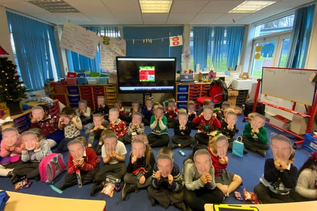 Berry Hill Primary pupils enjoying their special panto.
