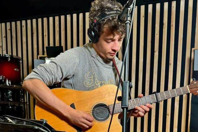 Warren Ireland at Electric Bear Studios, Mansfield.