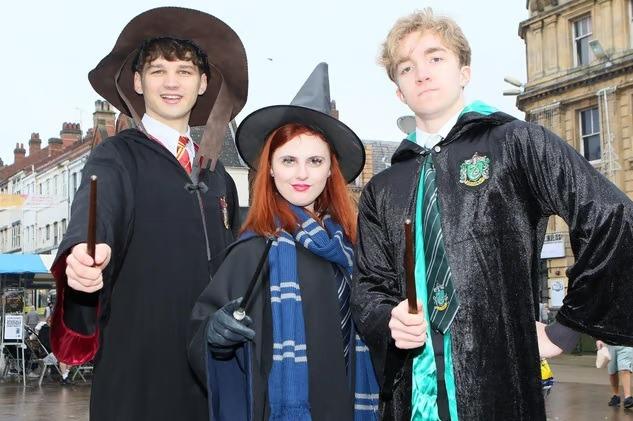 The team from Little Princess Parties dressed up as characters from Harry Potter