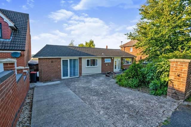 This detached, four-bedroom bungalow on Church Lane, Selston, with beautiful countryside views, is on the market for £575,000 with Eastwood estate agents Burchell Edwards.