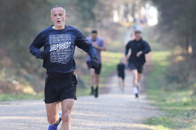 This runner seems to be out on his own - as was John Beattie when he broke the Sherwood Pines course record for male runners in April 2018. He clocked an amazing time of 15 minutes, 14 seconds.