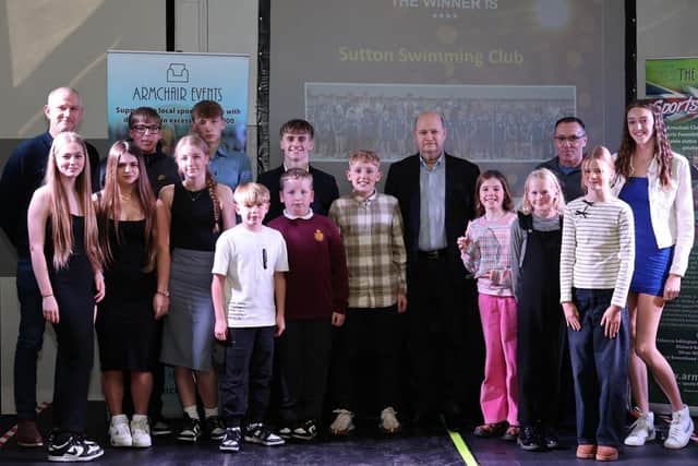 Team of the Year Award winners Sutton Swimming Club.