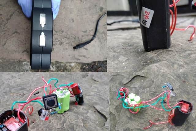 Robert Armstrong, of Burns Avenue in Mansfield, was arrested and charged with possession of a stun gun device.