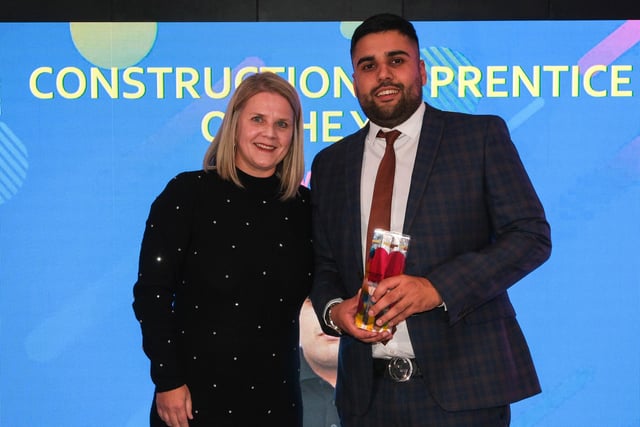 Construction Apprentice Award was won by Avikaash Manon