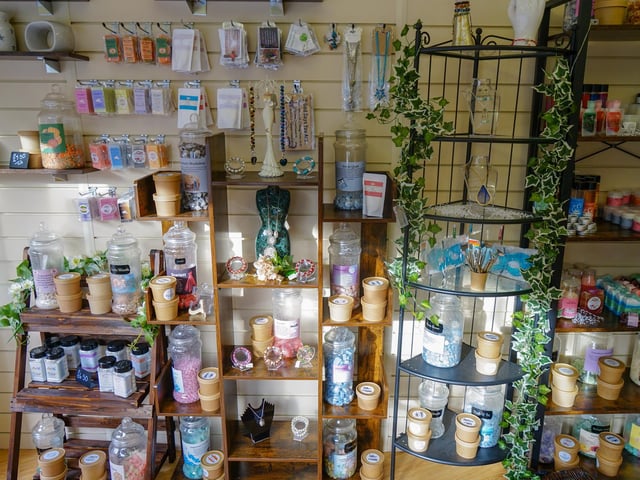 The newly opened business stocks a variety of homely products.