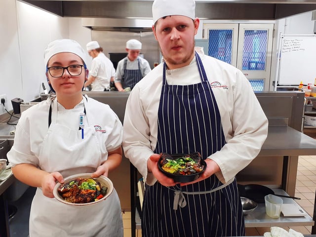 Great tastes, textures and flavours were brought together in the cookery challenge.