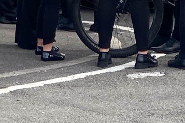 Manor Academy has been cracking down on breaches of uniform, with some children being put in isolation.