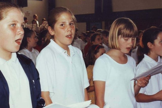 This choir was in full flow in Hartlepool 23 years ago but what was the occasion?
