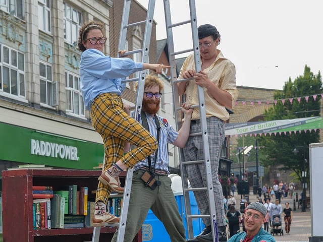Tit For Tat perform Books! at The Full Shebang in Mansfield town centre