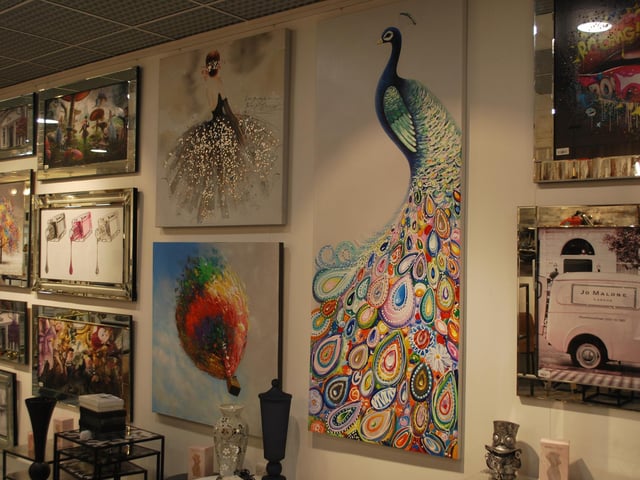 More wall art available in store.
