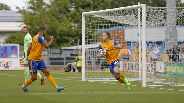 Mansfield Town score once from just over every ten shots, according to the latest figures.