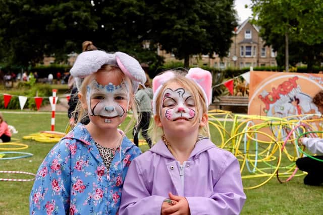 White rabbits spotted at Mansfield District Council's Alice in Wonderland themed 'Wonderfest' at Titchfield Park