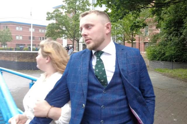 Coun Tom Hollis outside Nottingham Magistrates' Court. (Photo by: Andrew Topping/Local Democracy Reporting Service)