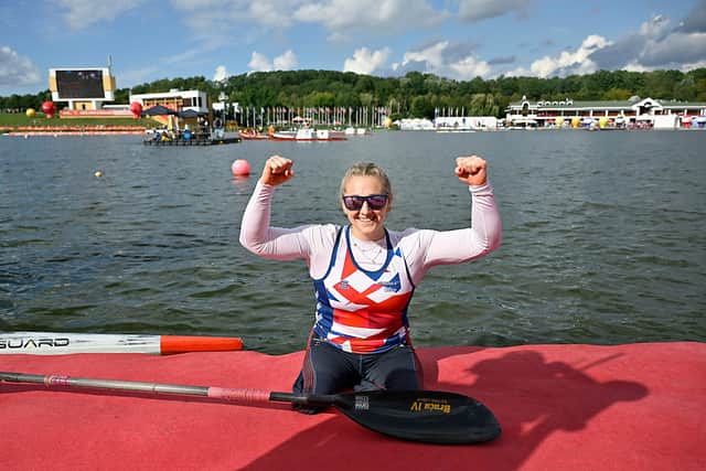 Charlotte Henshaw is world champion once again. Pic: Garry Bowden