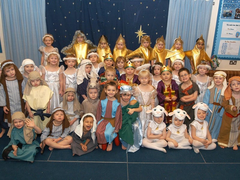 Priestic Primary Foundation stage pupils who took part in their Nativity celebrations.