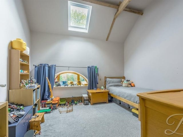 The last of the bedrooms to check out is one for a young child. Again, it is bright and sizeable.