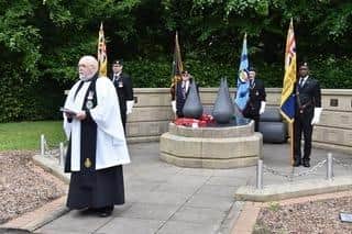 The service was led by the Reverend Canon Paul Bentley.
