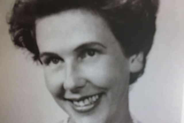 Benefactor Beryl Jeffrey, pictured in her younger days.