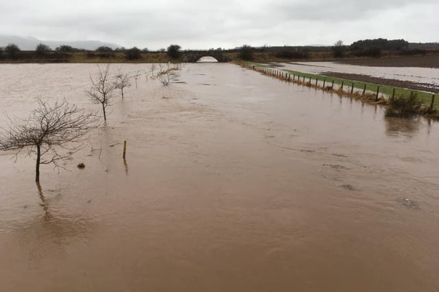 Flooding between Kingskettle and Ladybank.