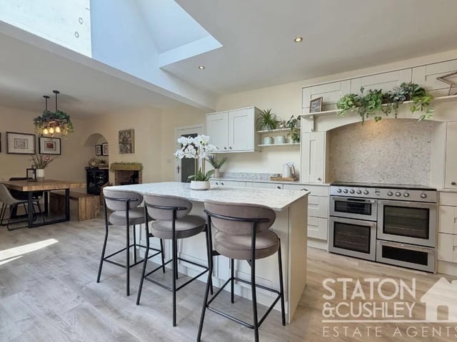 Undoubtedly the heart of the property is the stunning open-plan kitchen and dining area.
