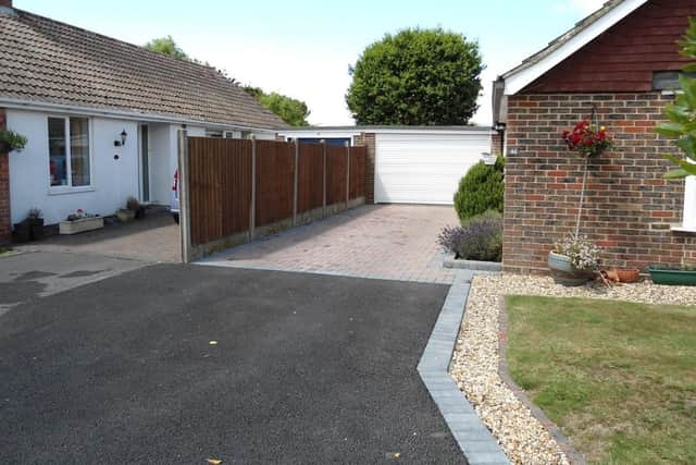 Properties with a garage and driveway are said to be up to ten per cent more valuable than those without off-street parking.