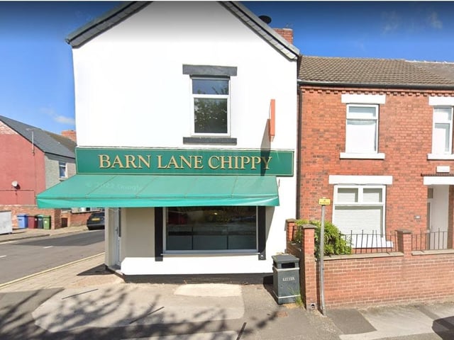 Barn Lane Chippy on Crown Street, Mansfield. Last inspected on February 3, 2023.