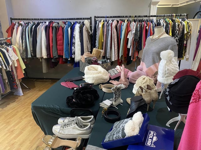 The store offers a wide range of pre-loved clothing, footwear, toys, games, and more for all age groups.