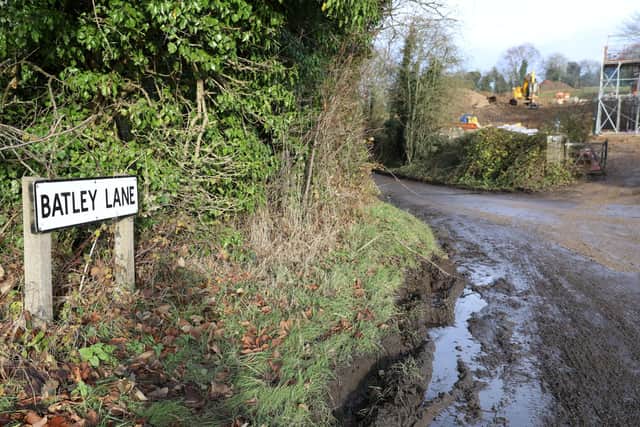 Batley Lane, in Pleasley, , where Alana was killed in a hit and run whilst on an e-bike.