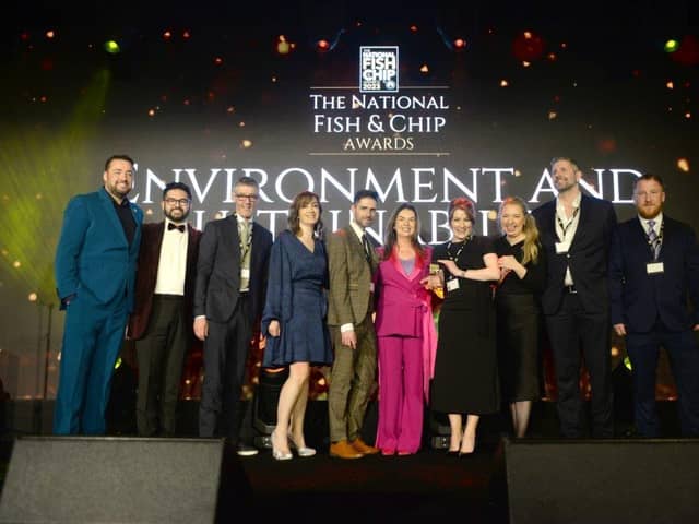 Fish City in Belfast was the 2023 Environment and Sustainability award winner