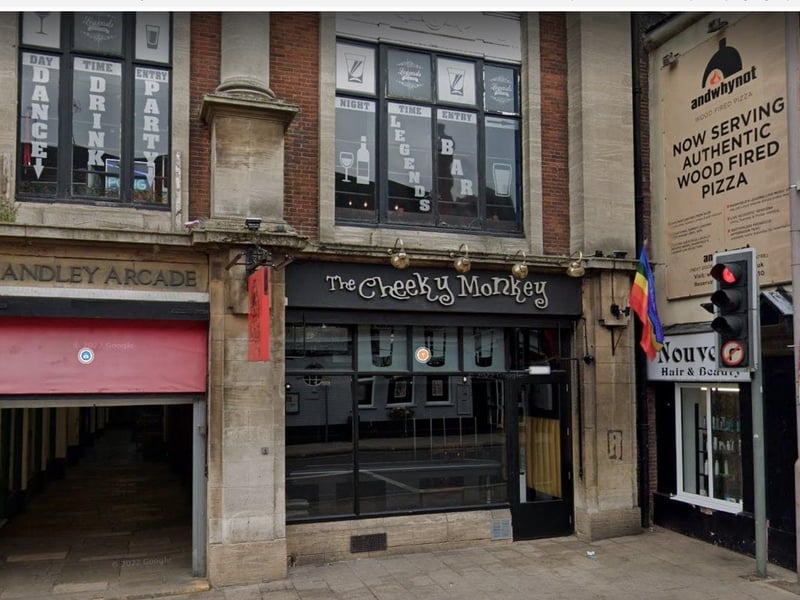 The Cheeky Monkey, Handley Arcade, Mansfield, has a 4.5/5 rating based on 58 reviews. One review said: "Great fun night. Friendly bar staff, a must go to on any night out."