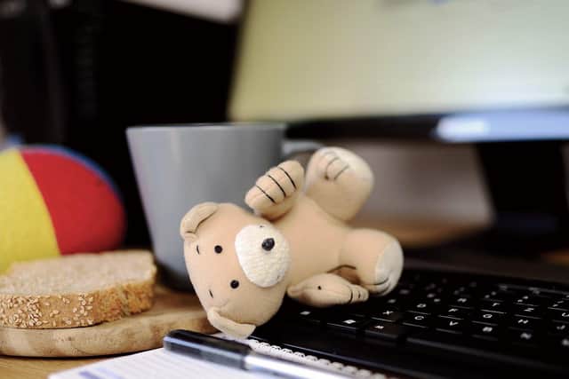 Working at home with children can present extra challenges.