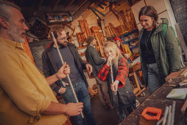 Children can made their very own instruments (photo: Tom Platinum Morley)