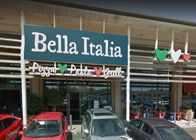 Bella Italia, on Nottingham Road, Mansfield, has a rating of 4.6