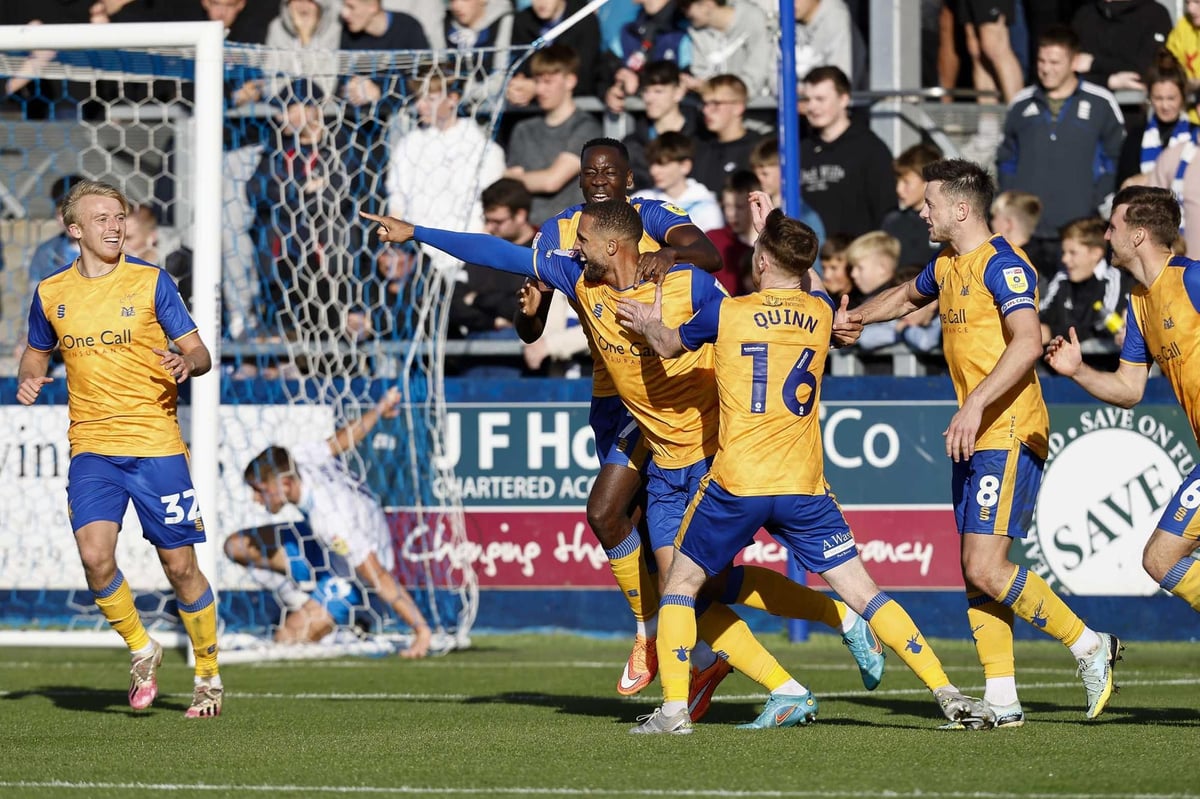 Mansfield Town sweat on fitness of Stephen McLaughlin ahead of Walsall visit