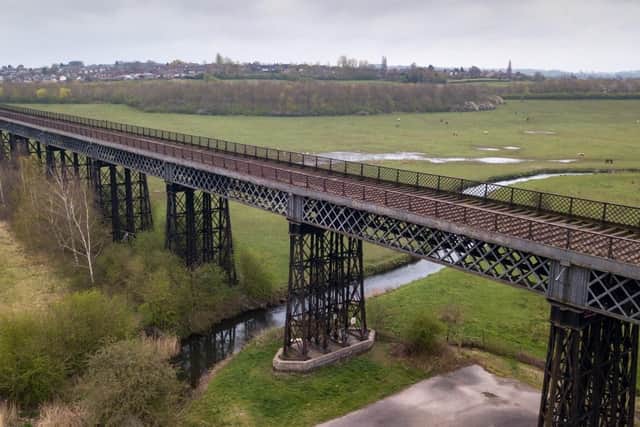 The historic Bennerley Viaduct which, under the plans, would benefit from a new travel route linking it to Kimberley.