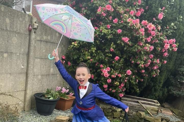 Mary Poppins, aged 8.