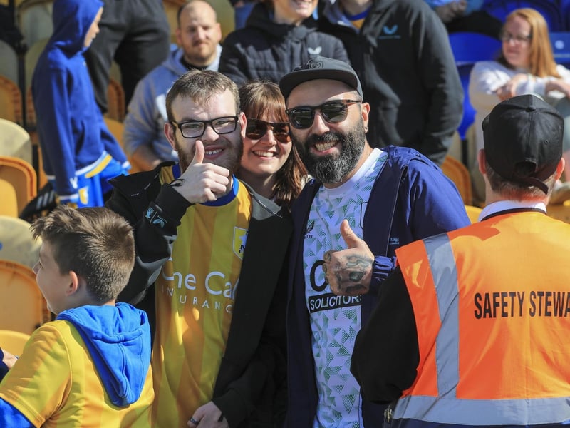 Mansfield Town ended the season in style with a comfortable win over Exeter City.