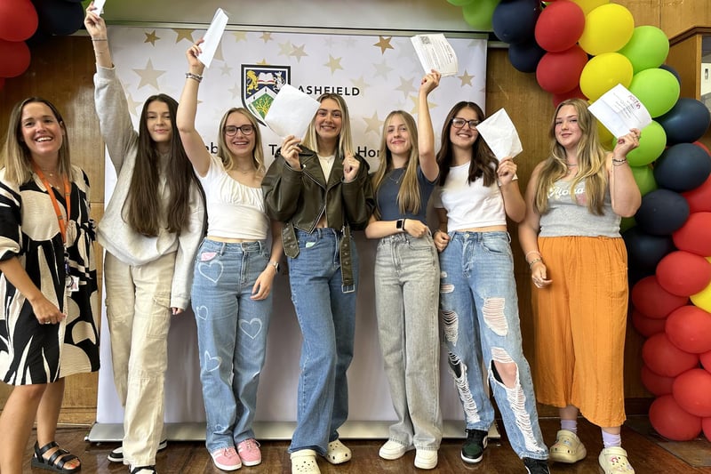 Pupils are reflecting with pride on an outstanding set of GCSE results at Ashfield School.