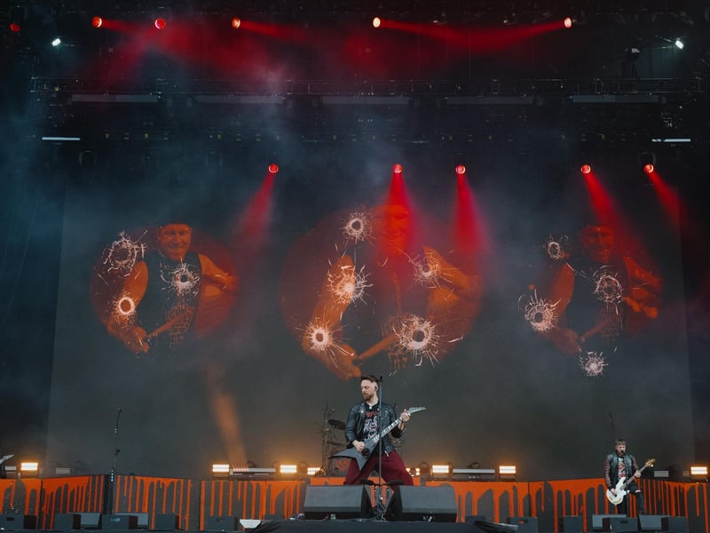 Bullet For My Valentine were on the Apex Stage on Sunday, June 15