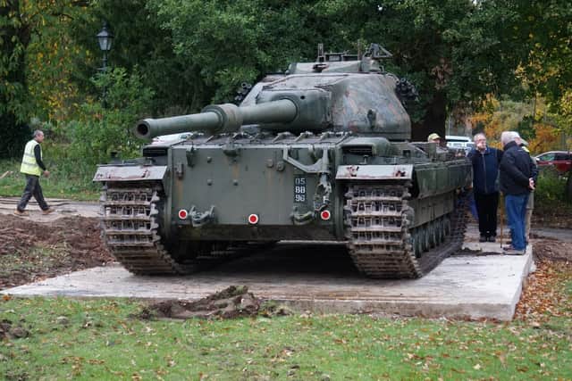 The 64-tonne FV 214 Conqueror saw service between 1955 and 1966 during the post-Second World War era of the Cold War.
