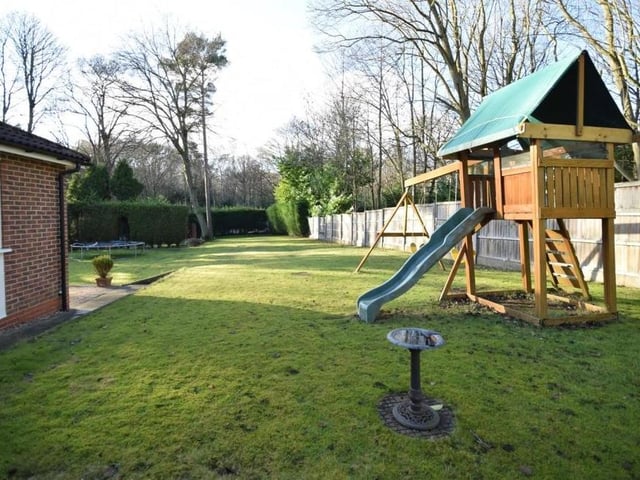 Another shot that proves how extensive the exterior is. It's a garden ideally suited to relaxing or playing.