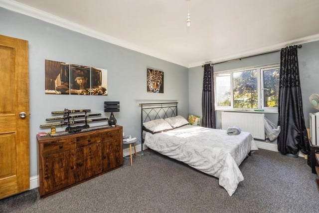 This bedroom is well presented, and offers plenty of comfort and warmth. The floor is carpeted and the window faces the front of the £475,000-plus house.