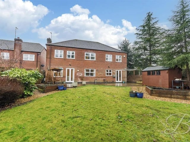 To the rear of the property, you will find a well maintained lawn, perfect for the family to enjoy.