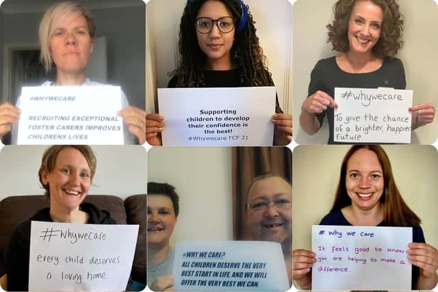 Foster carers, social workers and staff from Nottinghamshire County Council’s fostering service share their own messages of #WhyWeCare